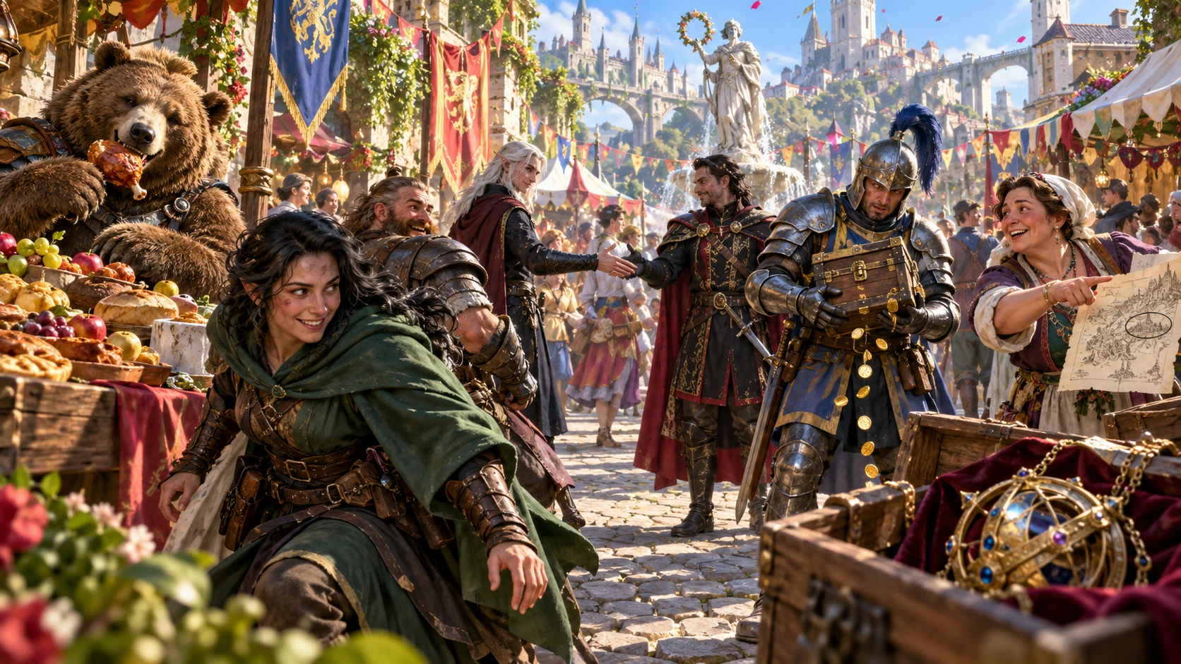 A fantasy party considers its choices after a badly timed complication